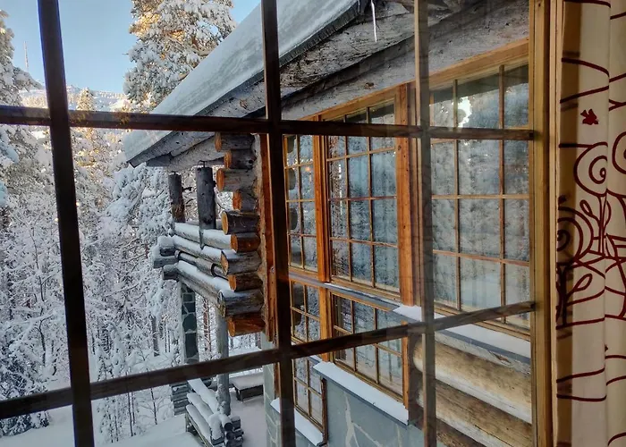 Log Tietotunturi Dağ evi Pyhätunturi